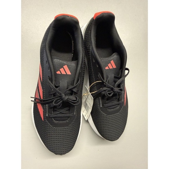 Adidas Duramo SL Running Shoes Black Solar Red.Lightweight NWT. Sz 9.5